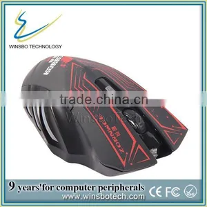 6 Buttons Mouse,Wireless Computer Mouse,Colorful Optical Gaming Mouse thumbnail-1
