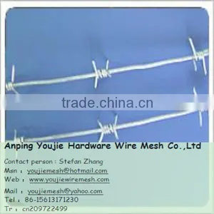 Hot / Electro Galvanized Barbed Wire (factory) thumbnail-1