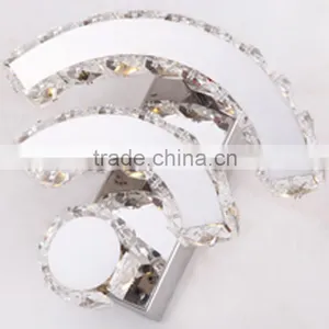 Wifi Design 220V LED Wall Lights K9 Crystal Decorative Wall Lamp thumbnail-2