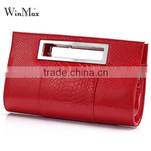Brand Women Evening Bag Lady Tote Alligator Leather Party Shoulder Bag thumbnail-6