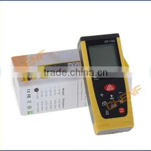 Newest Design Portable Digital LCD Retail Package Yellow / Blue 100m(328ft) Laser Range Finder Rangefinder thumbnail-4