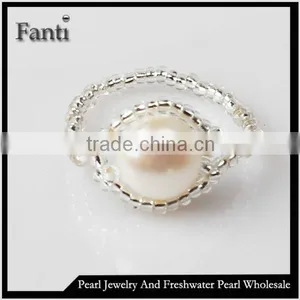 Cultured Pearl Ring/freshwater Pearl Ring thumbnail-1