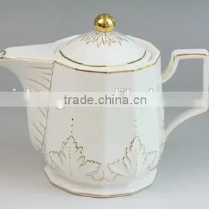 China Supplier Moka Pot, Ceramic Moka Pot New Design, White Ceramic Coffee Moka Pot thumbnail-1