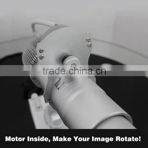 20W Desktop or Mountable LED Gobo Projector Advertising Logo Light (with Custom 1 Color Rotating Glass Gobos) thumbnail-5