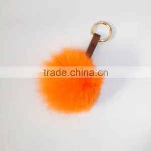 China Factory Price Fox Fur Ball Keychain/Fox Fur Pompon So Popular thumbnail-6