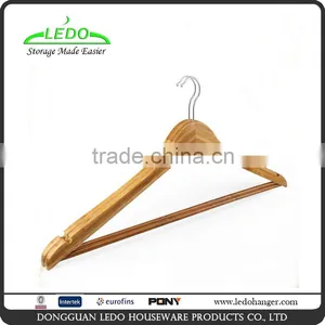 High Quality Wood Hanger With Trouser Bar thumbnail-1