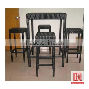New Design Dining-table-chair Set Rattan, Garden Dining-table-chair Set Outdoor Cafe thumbnail-3