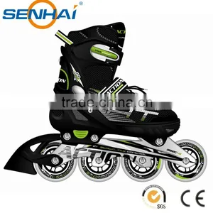 Senhai Inline Roller Skate Skate Board Shoes Skating Sport Shoes With 3 Color Optionals and Stopper On the Right Foot thumbnail-3