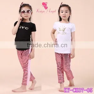 Baby Girl Gold Seaside Long Pant Lovers Designing Pants Latest Design Pants thumbnail-1