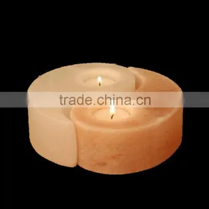 Rock Salt Candle Double Fish thumbnail-1