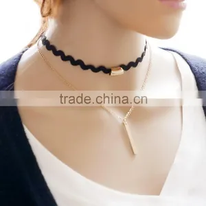 Fashion IN STOCK Woman Hot Sexy Popular Chocker Charm Necklace thumbnail-6