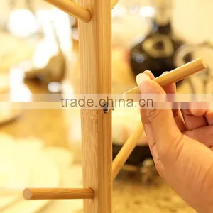 Bamboo Cup Hanger Rack thumbnail-3