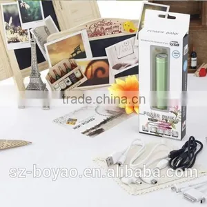 2016 Cylinder Shape Power Bank, Power Bank With LED Light, thumbnail-1