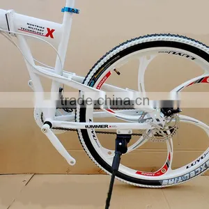 26-inch Folding Mountain Bike 21 Speed High-carbon Steel Mountain Bike thumbnail-5