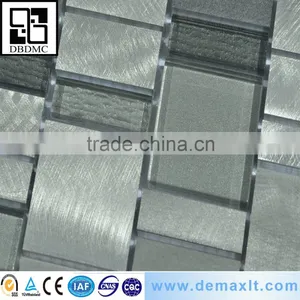 2016 Hot Sale Installing Mosaic Wall Tile Metal and Glass Mosaic for Livingroom thumbnail-4