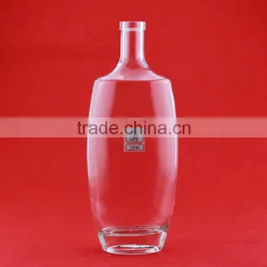 Excellent Quality Frosted Liquor Round Bottles Empty Fancy Bottles Clear Drink Bottles 750ml thumbnail-3