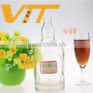 High Quality Champagne Glass Bottle Sell Better Glass Bottle Wide Body Glass Bottle thumbnail-1