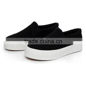 Plus Size 35-40 Flat Platform Shoes Woman Flat Canvas Lazy Shoes Female Fashion Trifle Thick Crust Shoes Footwear Women Shoes thumbnail-2