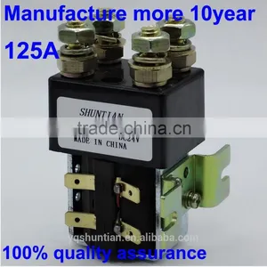 SW82 SW120 dc Contactor Magnetic DC Contactors Magnetic Electrical Winch Similar Albright dc Contactor 125A Double Contactor thumbnail-1