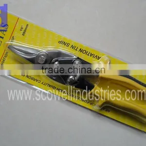10" American Type Aviation Tinman Snips Straight Cutting Head thumbnail-4