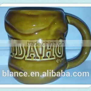 Ceramic Potato Mug Potato Shape Coffee Cup in 3d Style thumbnail-2