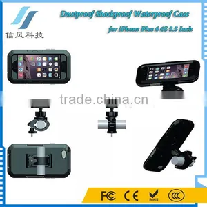 Bike Handlebar Bicycle Motorcycle Mount Holder TPU Silicone Dustproof Shockproof Waterproof Case for IPhone Plus 6 6S 5.5 Inch thumbnail-6