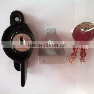 Window Lock (Moon Lock) With Key (For PVC or Aluminum Alloy Sliding Windows) thumbnail-1