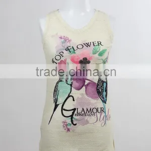 F5S15427 2016 New Style Wholesale Woman Print Tank Tops Made In China thumbnail-1