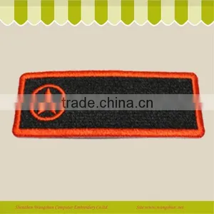 Hot Sale Wholesale Letter Logo Woven Embroidery Tag Sew-On thumbnail-3