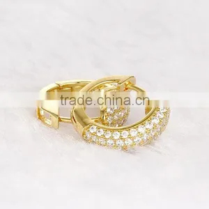 2016 Fashionable Gold Plated Designs For Girls Earrings thumbnail-2
