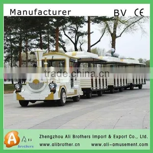 The Cheapest and Best Selling Entertainment Equipment Electric Amusement Kids Train Trackless Tran thumbnail-1