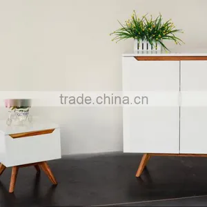 NEW DESIGN WOOD SIDE TABLE BED CABINET WOODEND MODERN MDF COFFEE TABLE thumbnail-4
