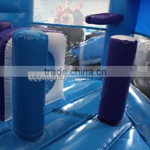 Frozen Castle Bounce House Five in One Combo, Kids Amusement Park thumbnail-4