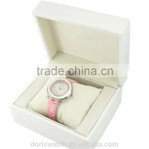 Good Quality &price Pure White Elegant Boxes for Ladies Watches Gift Case From thumbnail-3