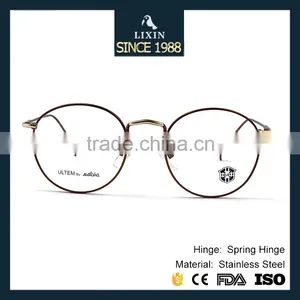 High Quality Retro Round Glasses Metal Eyeglasses Nerd Prescription Frames Spectacle Optical Lens 2171 thumbnail-2