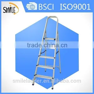 Step Household Folding Ladder ML-404A Aluminum Stepladder Medium Duty thumbnail-1