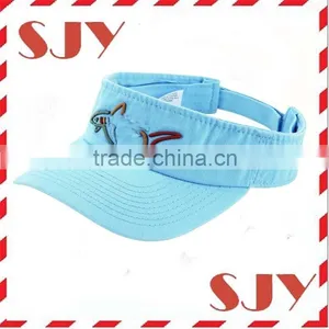 Wholesale Sun Visor 3D Embroidery Fashion Golf Sport Visor Hat thumbnail-3