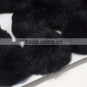 Wholesale Genuine Colorful Real Fox Fur Pompoms thumbnail-3