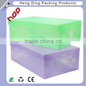 Manufacturer Plastic pp Shoe Box Storage Packaging With Color ,Cheap Price thumbnail-1