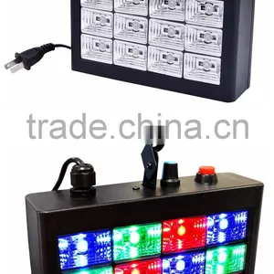 12PCS Mini Rgb Led Strobe Light Led Stage Light Disco Party Light thumbnail-2