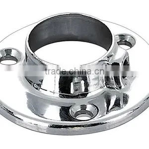 Silver Hardware Accessories Round Tube Base Fastener 483 thumbnail-1