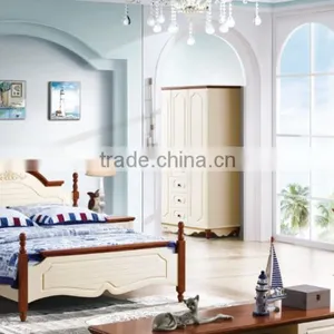 2016 Mediterranean Style New Product Children Wooden Bedroom Furniture thumbnail-1