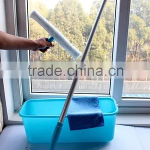 5pc Set Window Washer Glass Washer Rubber Squeegee and Bucket Set HD3501 thumbnail-1