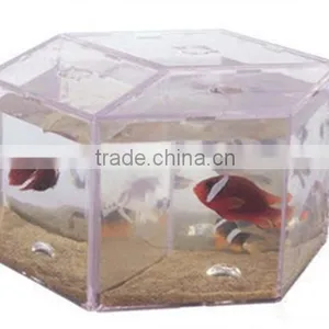 Night Aquarium Fish Tank With LED for Home Office Decoration thumbnail-3