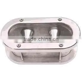 China Stainless Steel Marine Oval Hawse Boat Outfitting Stainless Steel Yacht Anchor Oval Hawse thumbnail-1