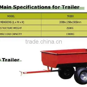 Europe Style Tractor Implements Trailer for Sale thumbnail-2