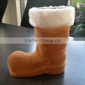 OEM Blow Molding Christmas Decoration Christmas Winter Boot Gift Boot Christmas Holiday Boot Decoration thumbnail-4