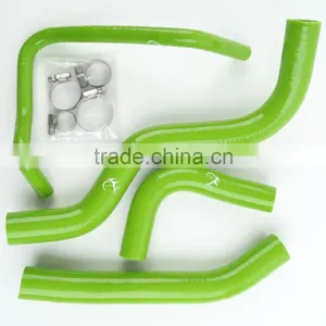 Green Silicone Radiator Hose + Clamps For Honda CB600F HORNET 2003-2006 2004 05 thumbnail-1