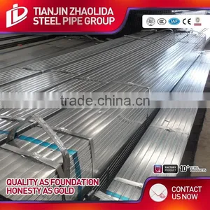 Cold Rolled Dia 10 mm - 101 mm Galvanized Steel Pipe Online Product Selling Websites for Greenhouse Furniture Fence Post thumbnail-2