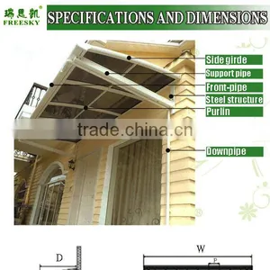 DIY PC Gazebo Shed,aluminum Alloy pc Garden Party Tent.sunshade thumbnail-1